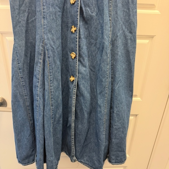 Vintage denim dress - Picture 3 of 5
